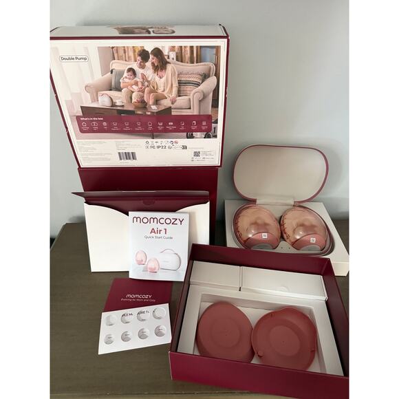 Momcozy Air 1 Ultra-Slim Breast Pump Discreet All-Day Wear NEW Open Box - Picture 9 of 13